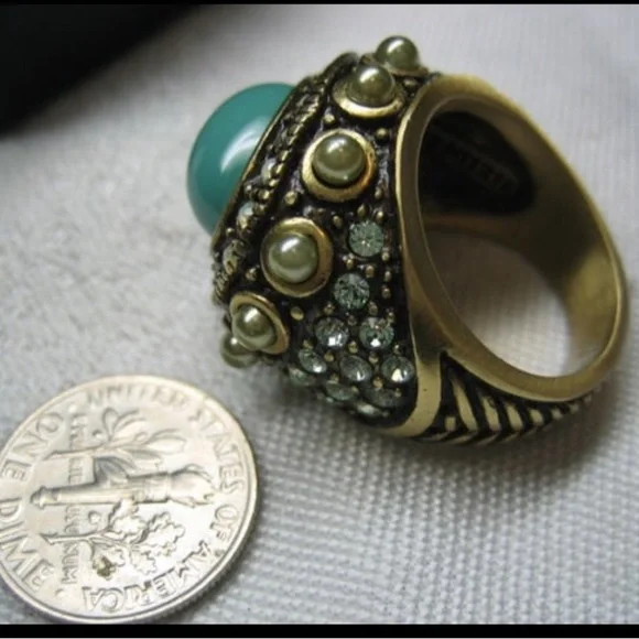 Vintage Heidi Daus statement ring-Rhapsody in Hues - Picture 3 of 5
